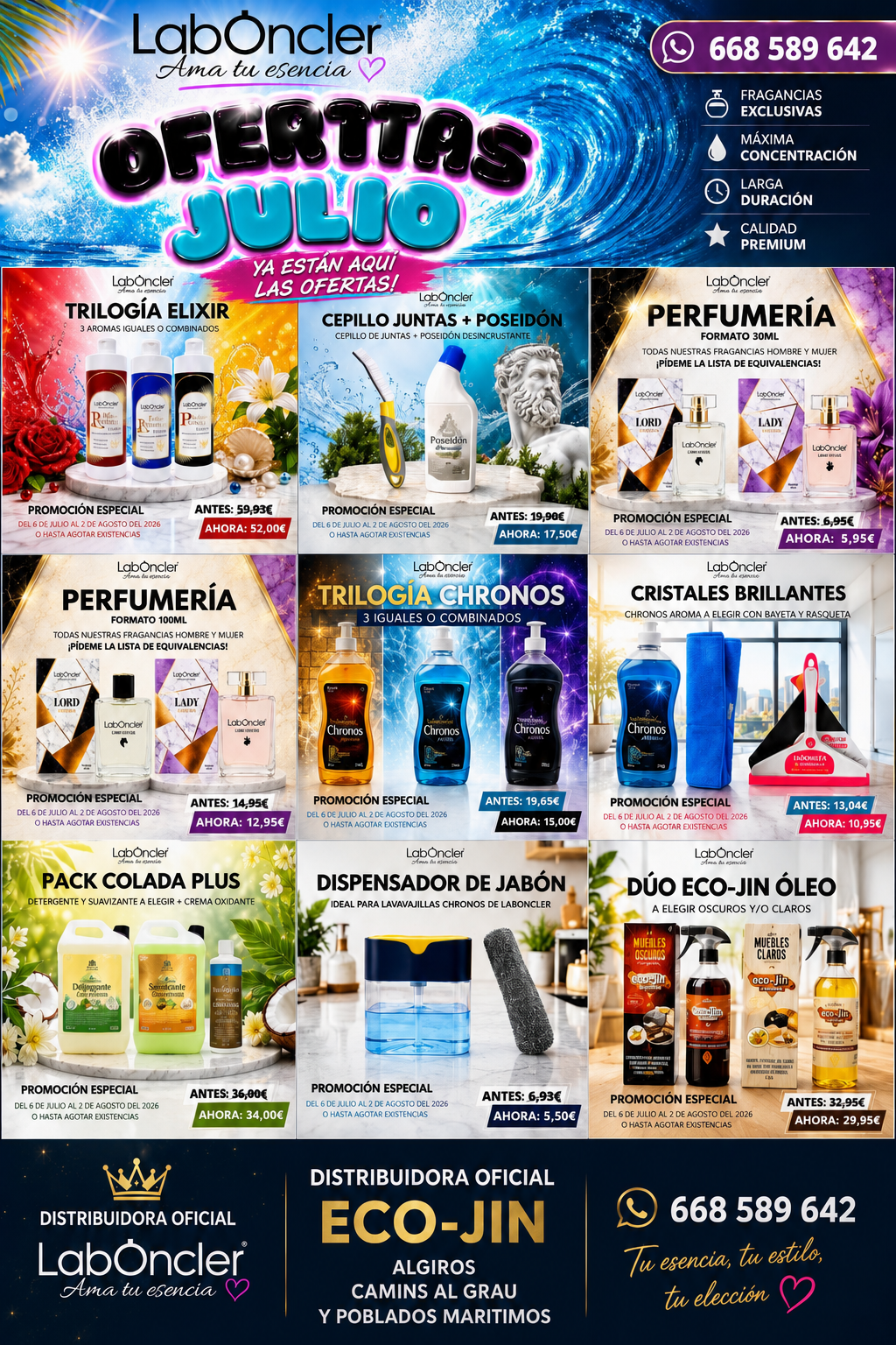 OFERTAS MES DE JULIO