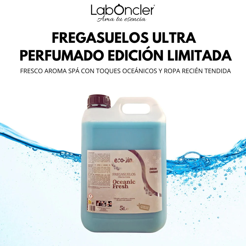 FREGASUELOS ULTRAPERFUMADO AROMA SPA CON TOQUES OCEÁNICOS Y ROPA RECIÉN TENDIDA