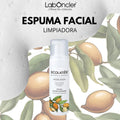 ECOLATIER Espuma Limpiadora Facial Revitalizante y Nutritiva Argán Ecológico
