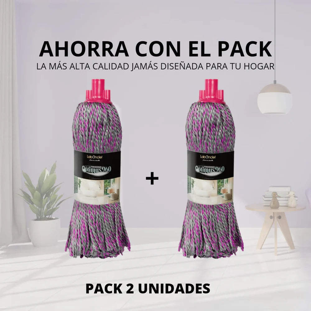 PACK DOBLE FREGONA OPTIMUS 960
