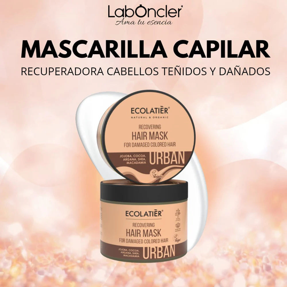 ECOLATIER Mascarilla Capilar Recuperadora para Cabellos Teñido